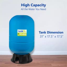 Express Water 30 Gallon Reverse Osmosis Storage Pressure Tank - 18 Gallon Capacity RO Water Filtration Expansion Tank thumbnail 2