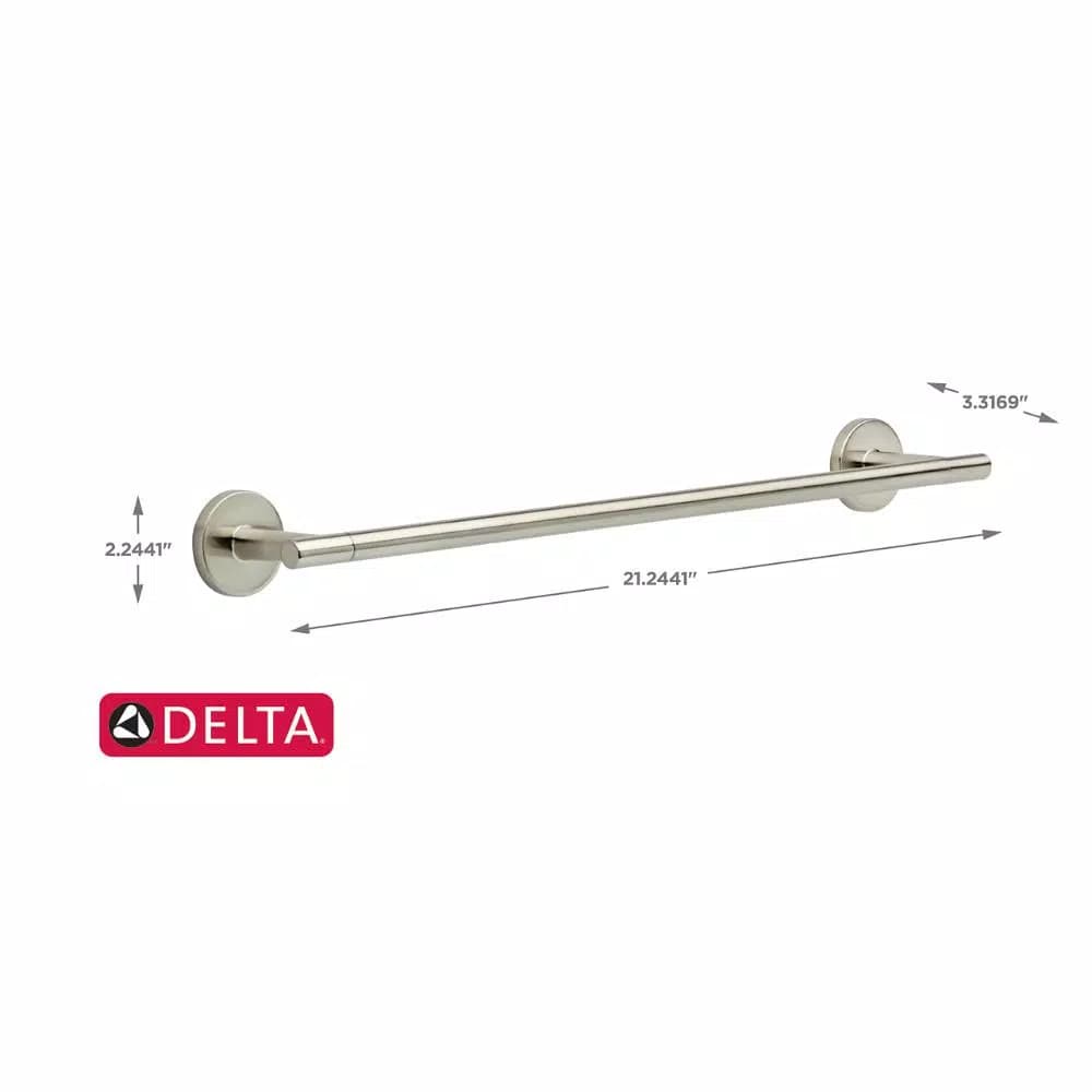 Delta Trinsic 18 in. Single Towel Bar, Brilliance Stainless