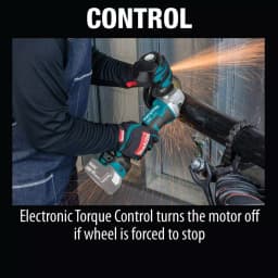 Makita 18V LXT Brushless 4-1/2"/5" Cordless Angle Grinder with Electric Brake & Variable Speed (Tool Only) thumbnail 7