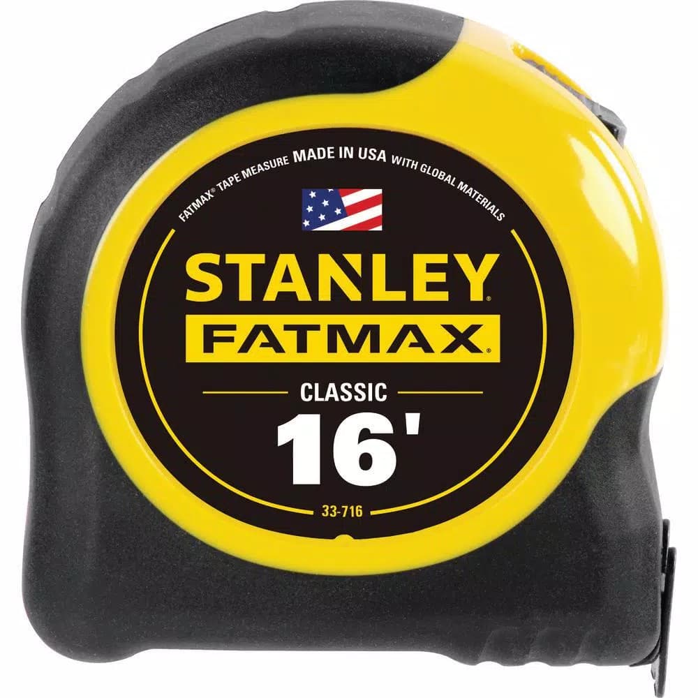 STANLEY FATMAX 16 ft. Tape Measure with 14 ft. Reach and BladeArmor Protection