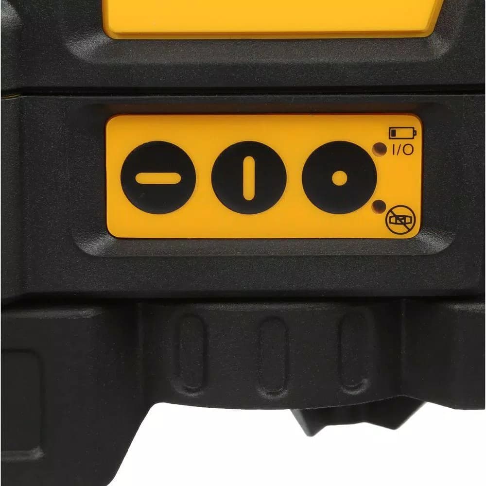 DEWALT Red Self-Leveling Cross-Line and Plumb Spot Laser Level with Case