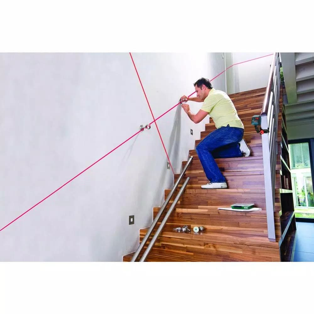Bosch GLL30-RT Factory Reconditioned Self-Leveling Cross-Line Laser Level Kit, 30 ft.