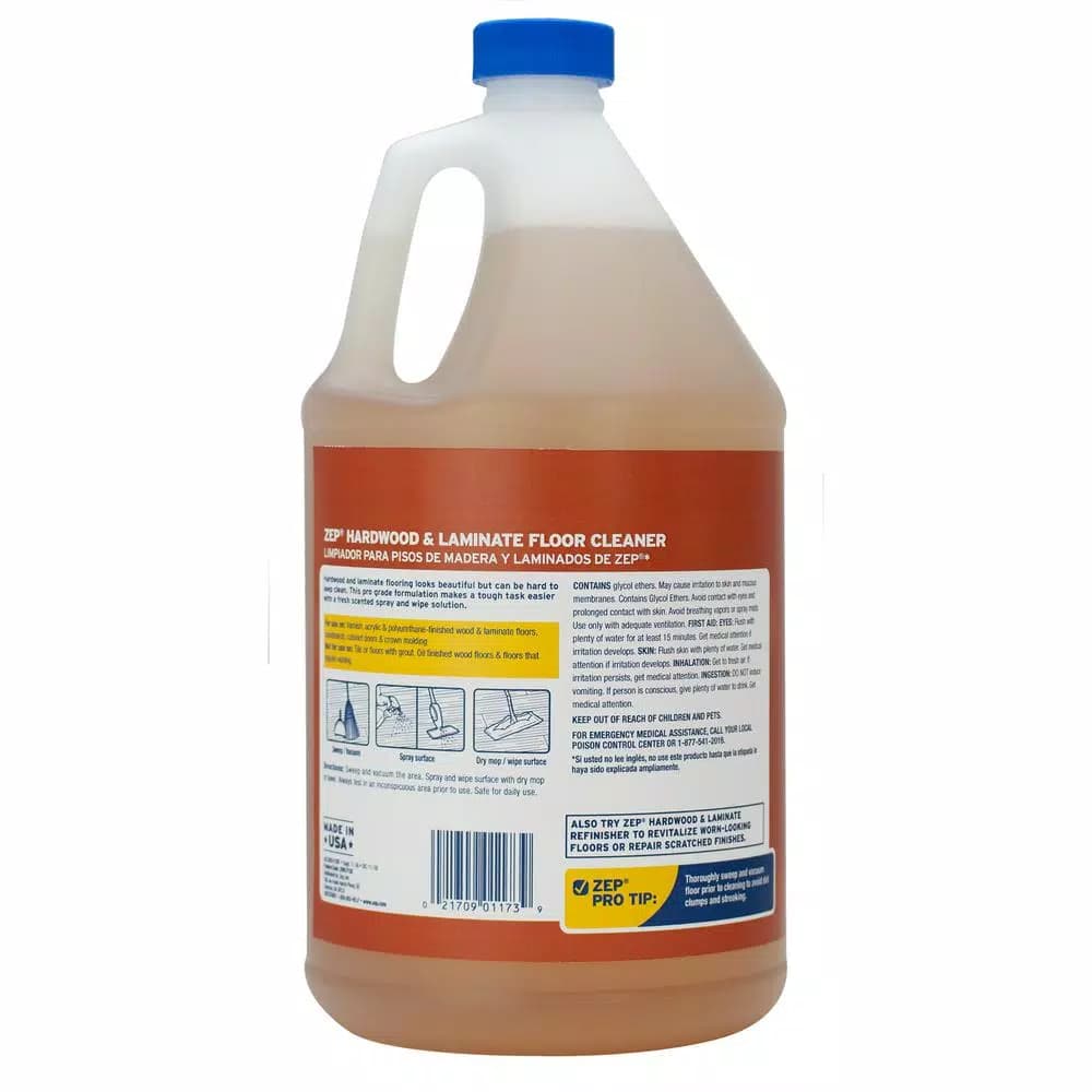 Zep Hardwood and Laminate Floor Cleaner, 1 Gallon, Ready to Use