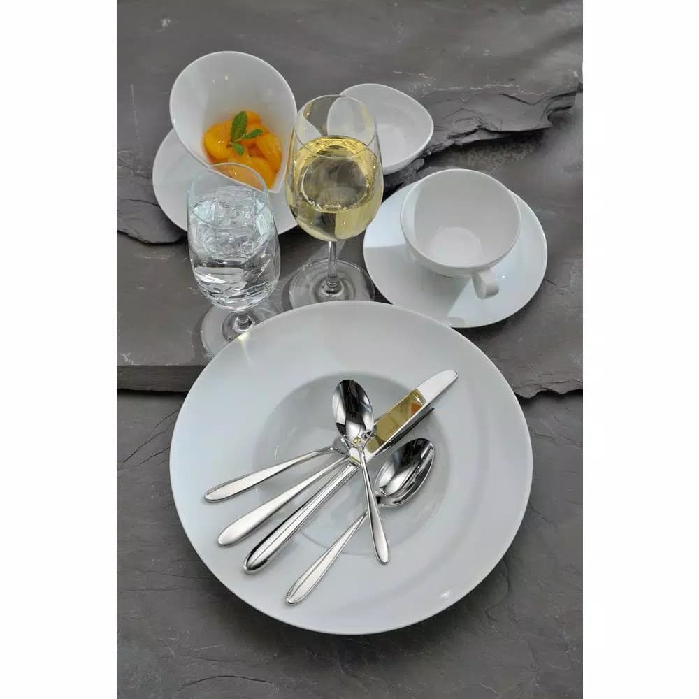 Oneida Mascagni 18/10 Stainless Steel Teaspoons, European Size (Set of 12)