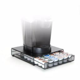Mind Reader Bam 36-Capacity Metal Mesh Coffee Pod Storage Drawer - Black thumbnail 5