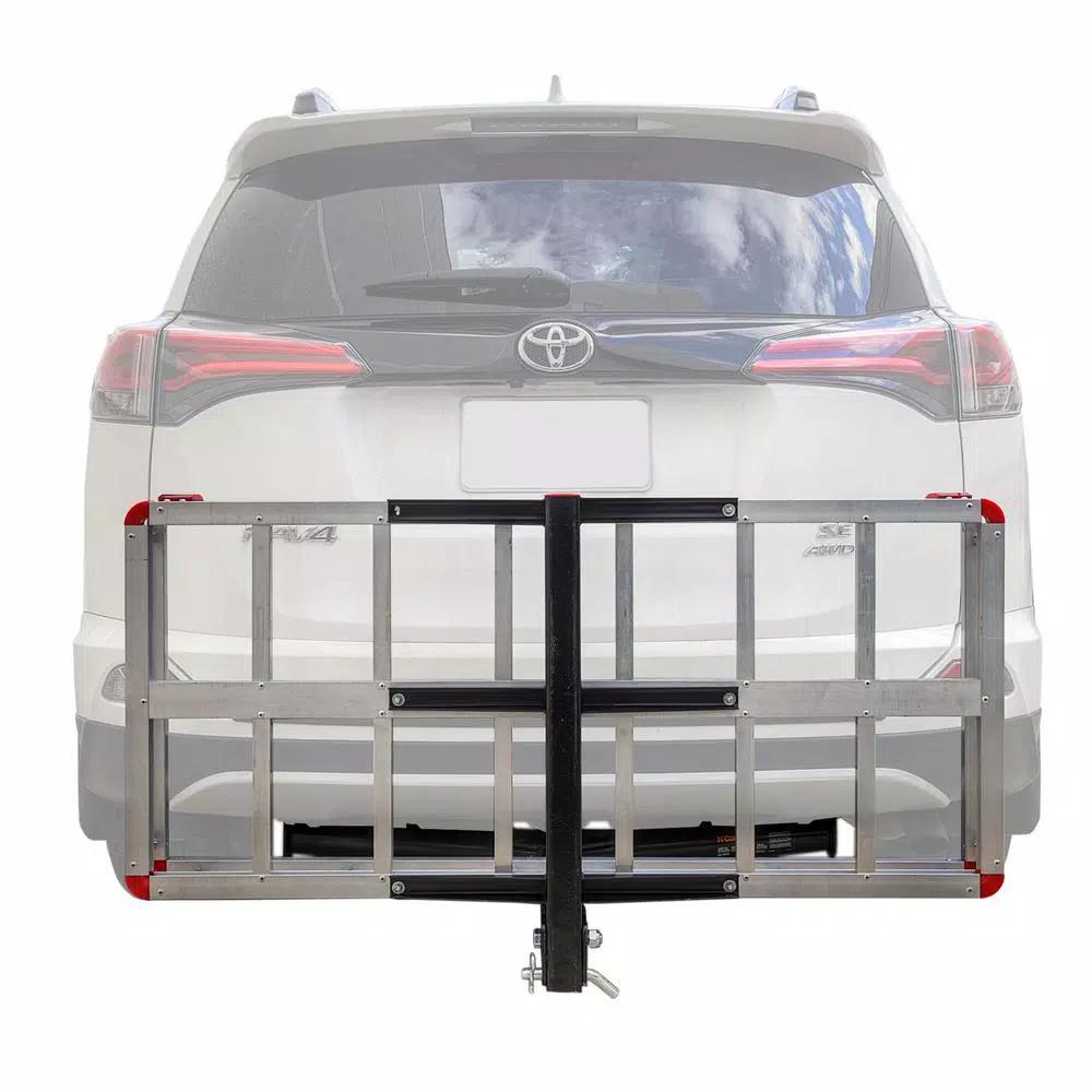 Detail K2 500 lb. Capacity Aluminum Hitch Cargo Carrier for 2 in. Receiver, Folding Design