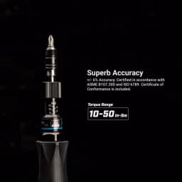 Capri Tools Professional 10-50 in. lbs. Torque Screwdriver Set with Calibration Certificate thumbnail 2