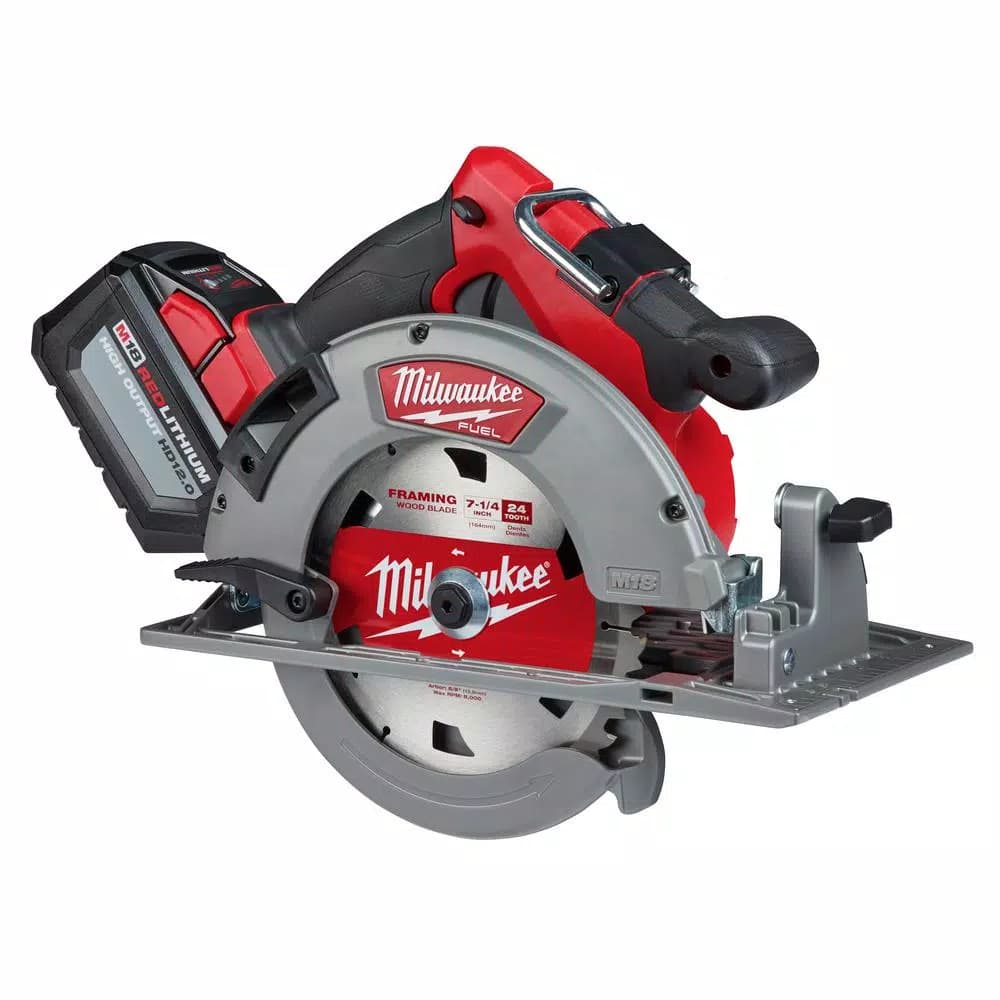 Milwaukee M18 FUEL 7-1/4 in. Brushless Cordless Circular Saw Kit with 12.0 Ah Battery & Charger