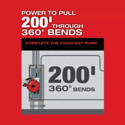 Milwaukee M18 FUEL ANGLER 240 ft. x 1/8 in. Steel Pulling Fish Tape Replacement Cartridge thumbnail 5