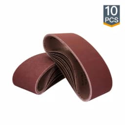 POWERTEC 100-Grit Aluminum Oxide Sanding Belts, 3 in. x 18 in. (10-Pack) thumbnail 1