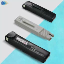 iSpring Digital TDS Meter and Thermometer with Automatic Temperature Calibration and Leather Carrying Case thumbnail 2