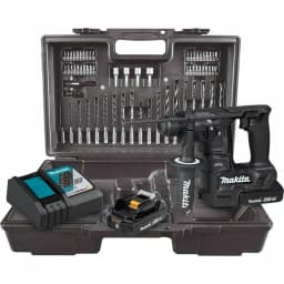 Makita 18V LXT Sub-Compact Brushless SDS-PLUS Rotary Hammer Kit with 2.0 Ah Battery & 65 Pc. Accessory Set thumbnail 1