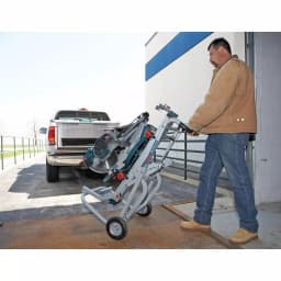 Bosch 12 in. 15 Amp Dual-Bevel Sliding Glide Miter Saw Combo Kit with T4B Gravity-Rise Stand thumbnail 4