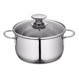 Frieling Küchenprofi 1.6 qt. Stainless Steel Stock Pot with Vented Glass Lid thumbnail 1