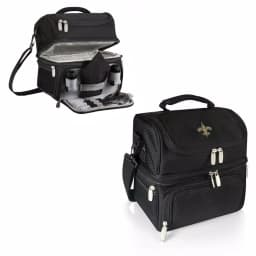 ONIVA Pranzo New Orleans Saints Insulated Lunch Bag - Black thumbnail 2