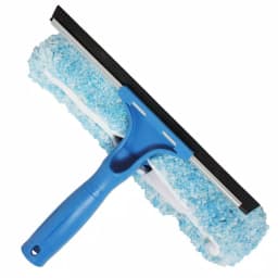 Unger 10 in. Microfiber Combination Squeegee and Scrubber with Connect and Clean System thumbnail 1