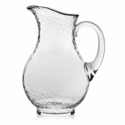 Libbey Yucatan 86.9 oz. Glass Pitcher, Clear Ripple Pattern Serving Pitcher thumbnail 4