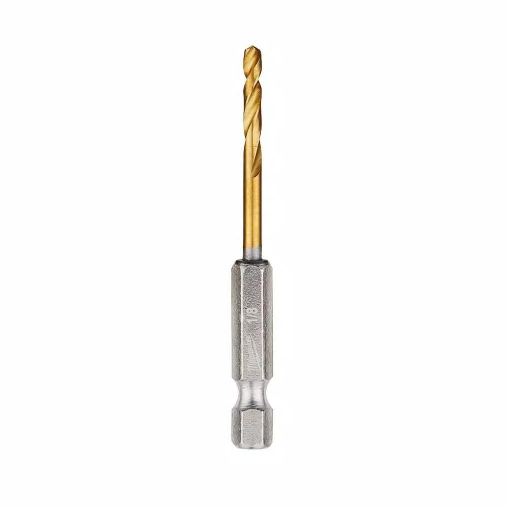 Milwaukee SHOCKWAVE 1/8 in. Titanium Twist Drill Bit 2-Pack