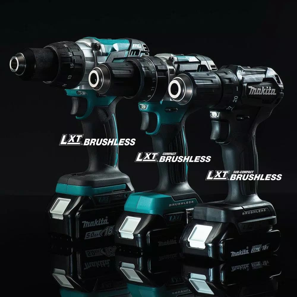 Makita 18V LXT Sub-Compact Brushless 1/2 in. Driver-Drill Kit with Bonus LED Flashlight