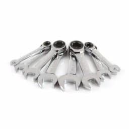 TEKTON 8-Piece Stubby Ratcheting Combination Wrench Set, 5/16 in. to 3/4 in. thumbnail 2