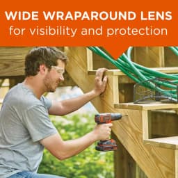 BLACK+DECKER BD250 High Performance Lightweight Safety Eyewear with Clear Lens thumbnail 6