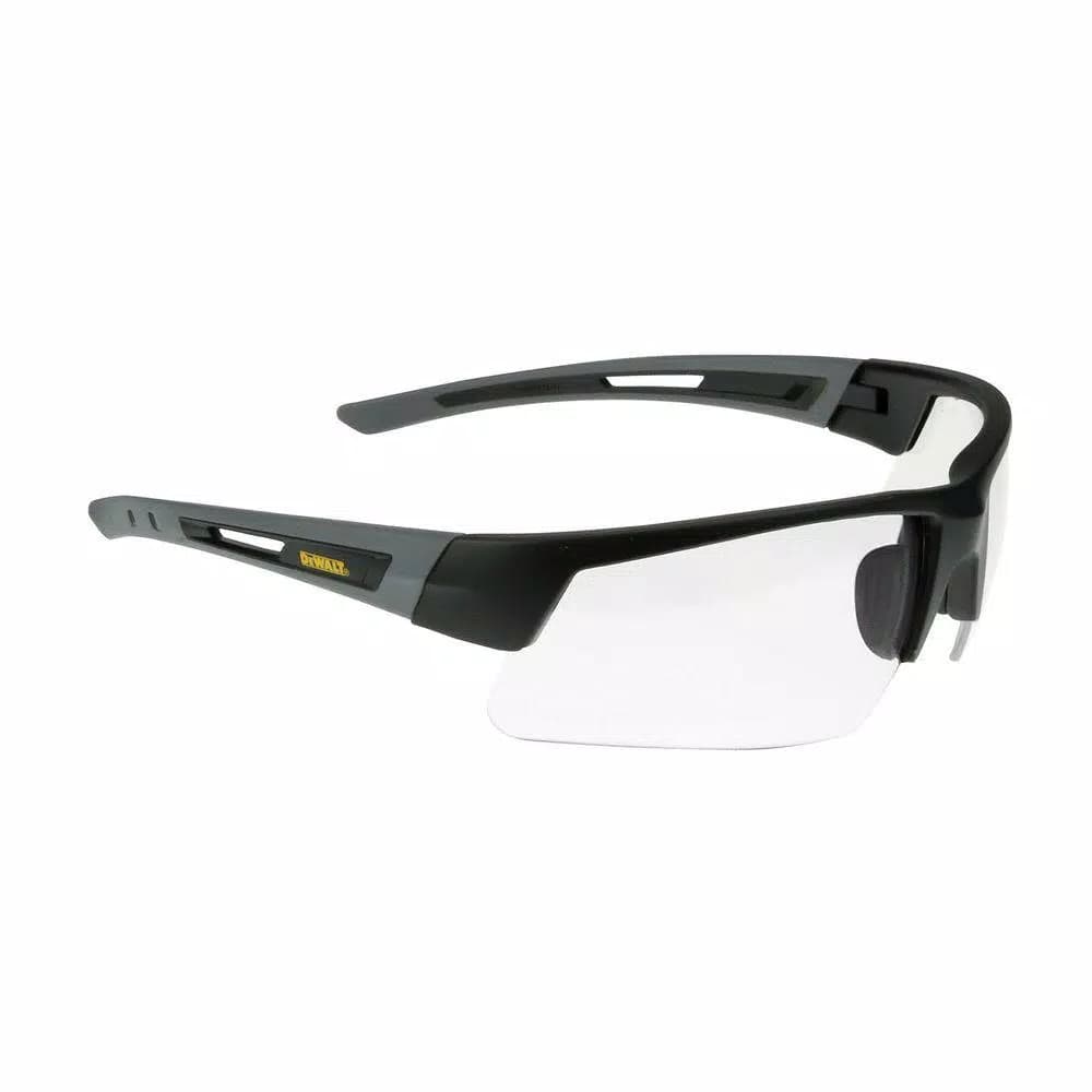 DEWALT CROSSCUT Clear Lens Safety Glasses with Wide Wrap Protection