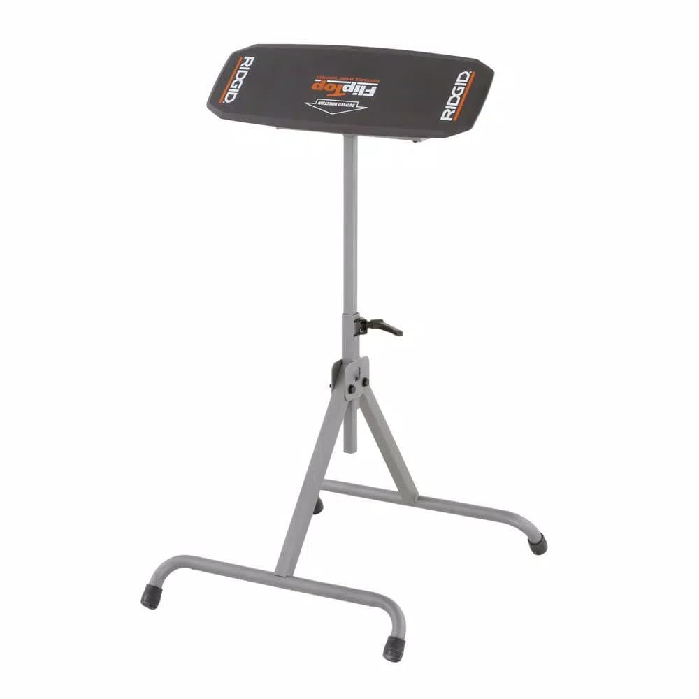 RIDGID Flip Top Portable Work Support, Adjustable Steel Tool Stand