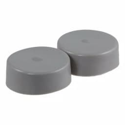 CURT 2.44" Bearing Protector Dust Covers, Gray Plastic (2-Pack) thumbnail 6