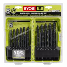 RYOBI 29-Piece Black Oxide High Speed Steel Index Drill Bit Set thumbnail 1