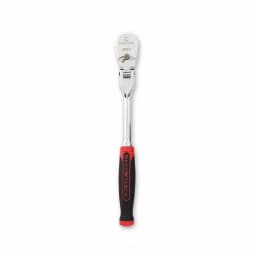 GearWrench 1/4 in. Drive 120XP Dual Material Flex Head Teardrop Ratchet thumbnail 1