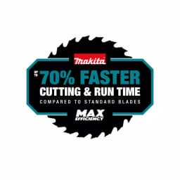 Makita 6-1/2 in. 25T Carbide-Tipped Ultra-Thin Kerf Circular Saw Blade for Cordless Saws thumbnail 3