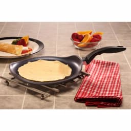 Swiss Diamond 10.25 in. Induction Crepe Pan, Nonstick Cast Aluminum thumbnail 2