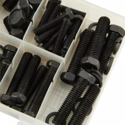 Grand Rapids Industrial Products Grip 240-Piece Nut and Bolt Assortment Set with Hex Nuts and Split Washers thumbnail 5