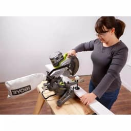 RYOBI 18V ONE+ Cordless 7-1/4 in. Compound Miter Saw and Orbital Jig Saw Combo Kit (Tools Only) thumbnail 6