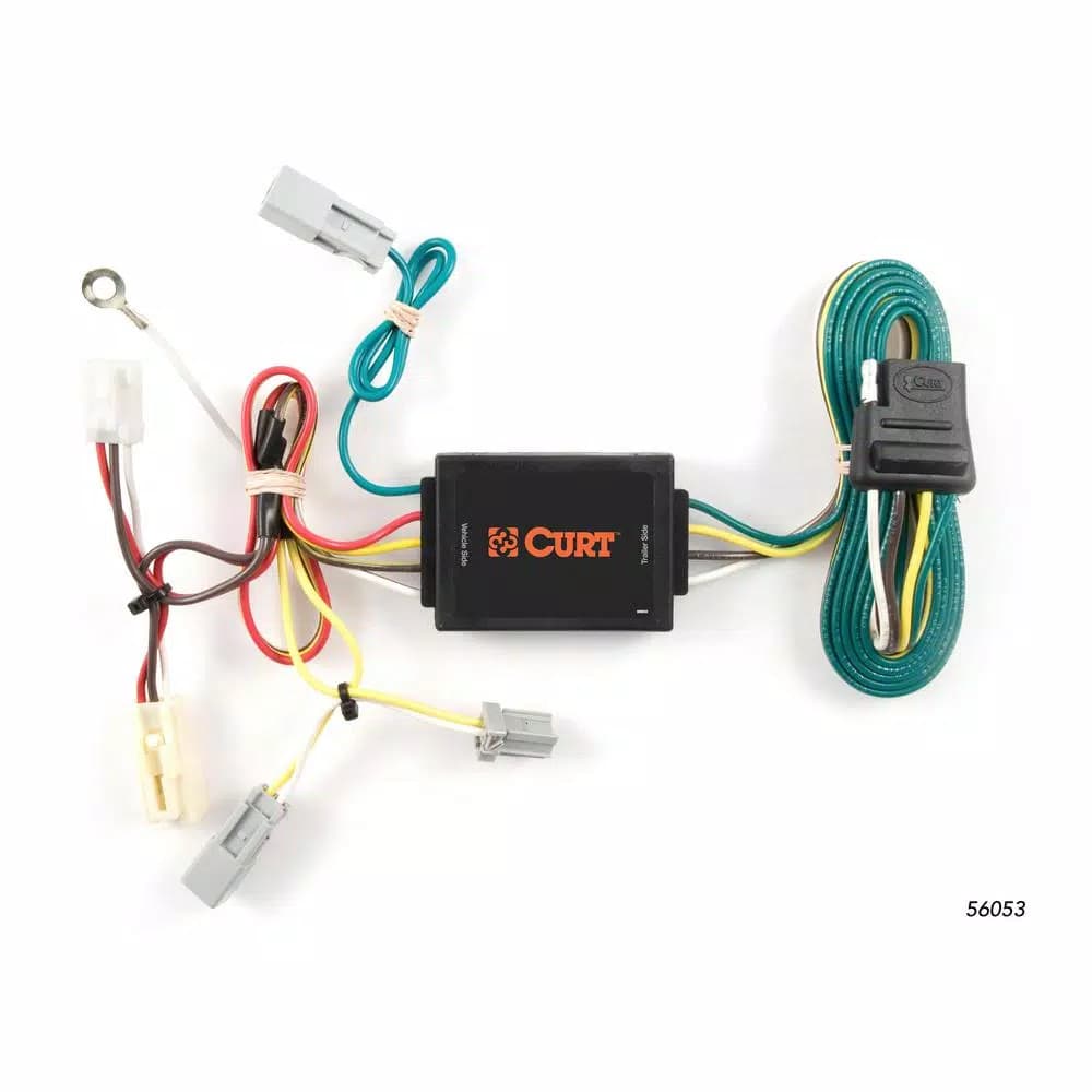 CURT Custom Vehicle-Trailer Wiring Harness for Honda Accord Coupe, 4-Way Flat Output