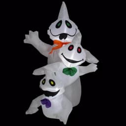 Northlight 3.5 ft. Inflatable Ghost Trio Halloween Outdoor Decoration with Warm White Lights thumbnail 1