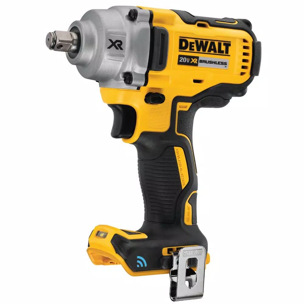 DEWALT 20V MAX XR 1/2 in. Brushless Mid-Range Impact Wrench with Tool Connect, Hog Ring Anvil (Tool-Only)
