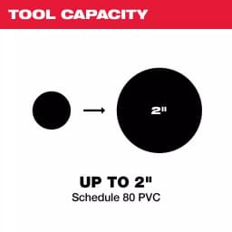 Milwaukee M12 Cordless PVC Pipe Shear, 12V Lithium-Ion (Tool-Only) thumbnail 3