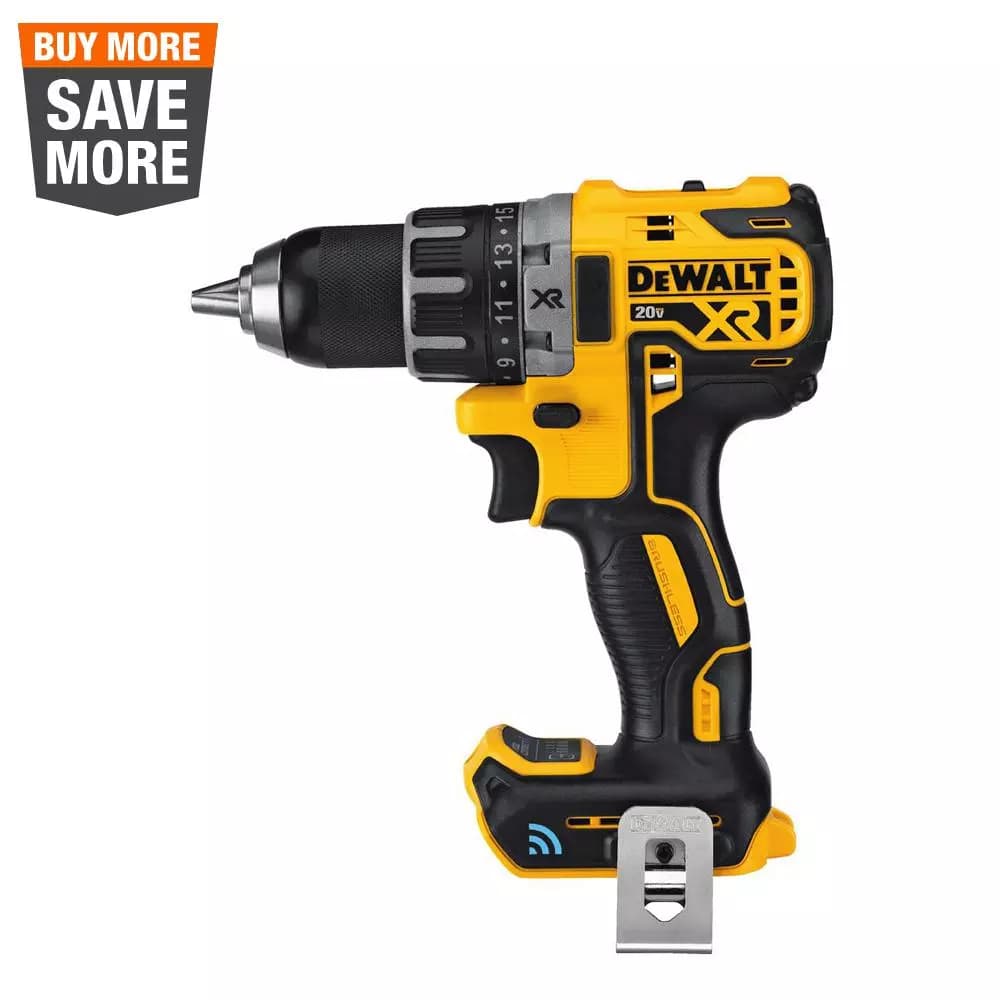 DEWALT 20V MAX XR Brushless 1/2 in. Compact Drill/Driver with Tool Connect (Tool Only)