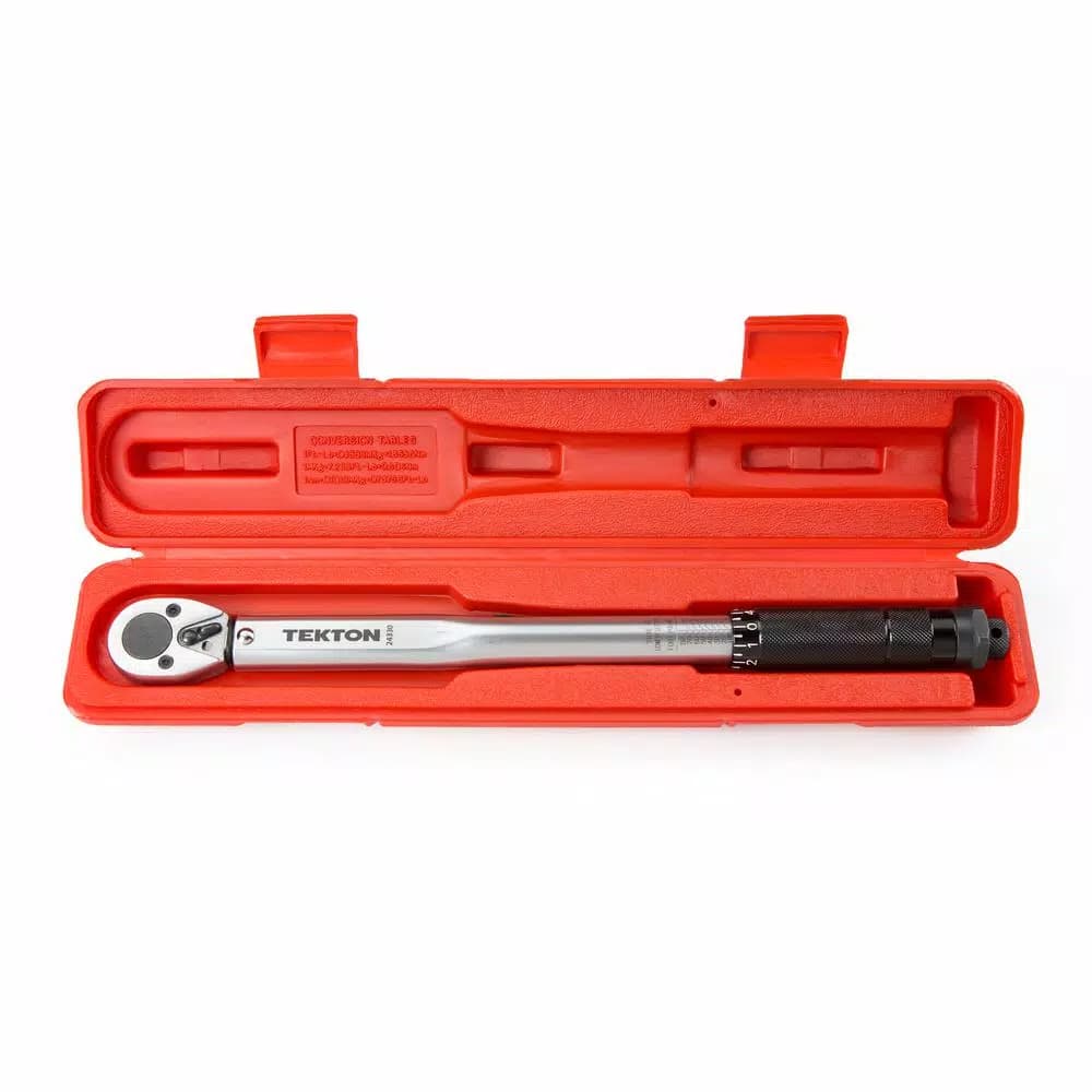 TEKTON 3/8 in. Drive Click Torque Wrench, 10-80 ft.-lb.