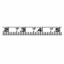 Lufkin Engineers Hi-Viz Orange Fiberglass Tape Measure, 50 ft. thumbnail 2