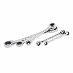 Husky 5-Piece Metric Ratcheting Double Box-End Wrench Set thumbnail 1