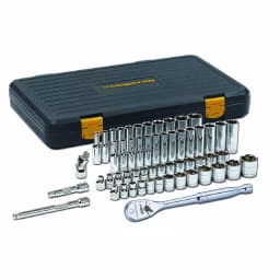 GearWrench 56-Piece 3/8 in. 120XP SAE/Metric Standard and Deep Mechanics Tool Set thumbnail 1