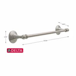 Delta Greenwich II 18 in. Single Towel Bar in SpotShield Brushed Nickel thumbnail 5