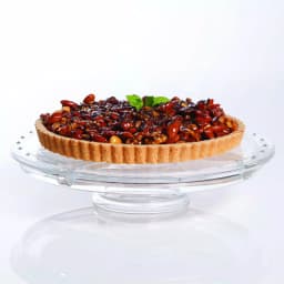 Gibson Home Great Foundations 2-Piece Glass Cake Stand with Dome thumbnail 4