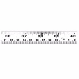 Lufkin 700 Series 26 ft. Magnetic SAE/Metric Tape Measure, 1 in. Width, Yellow Clad thumbnail 2