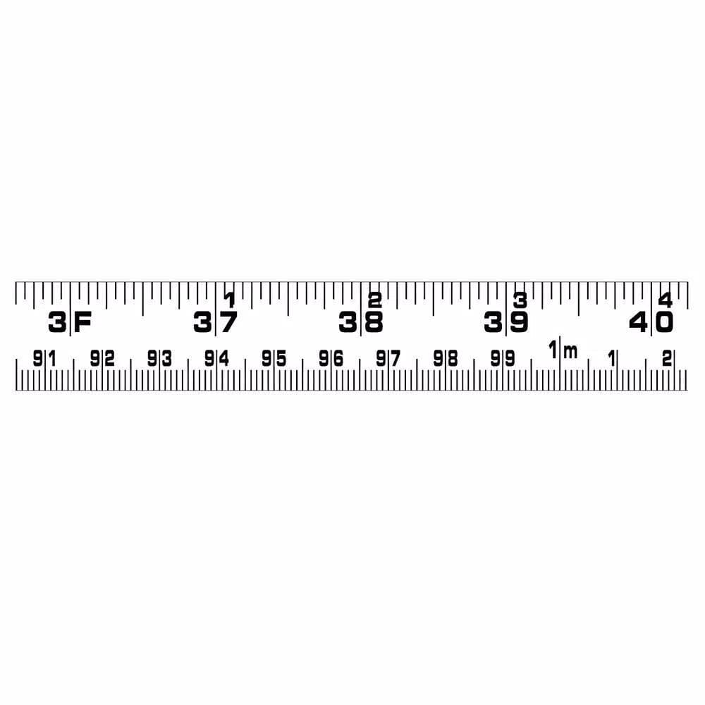 Lufkin 700 Series 26 ft. Magnetic SAE/Metric Tape Measure, 1 in. Width, Yellow Clad