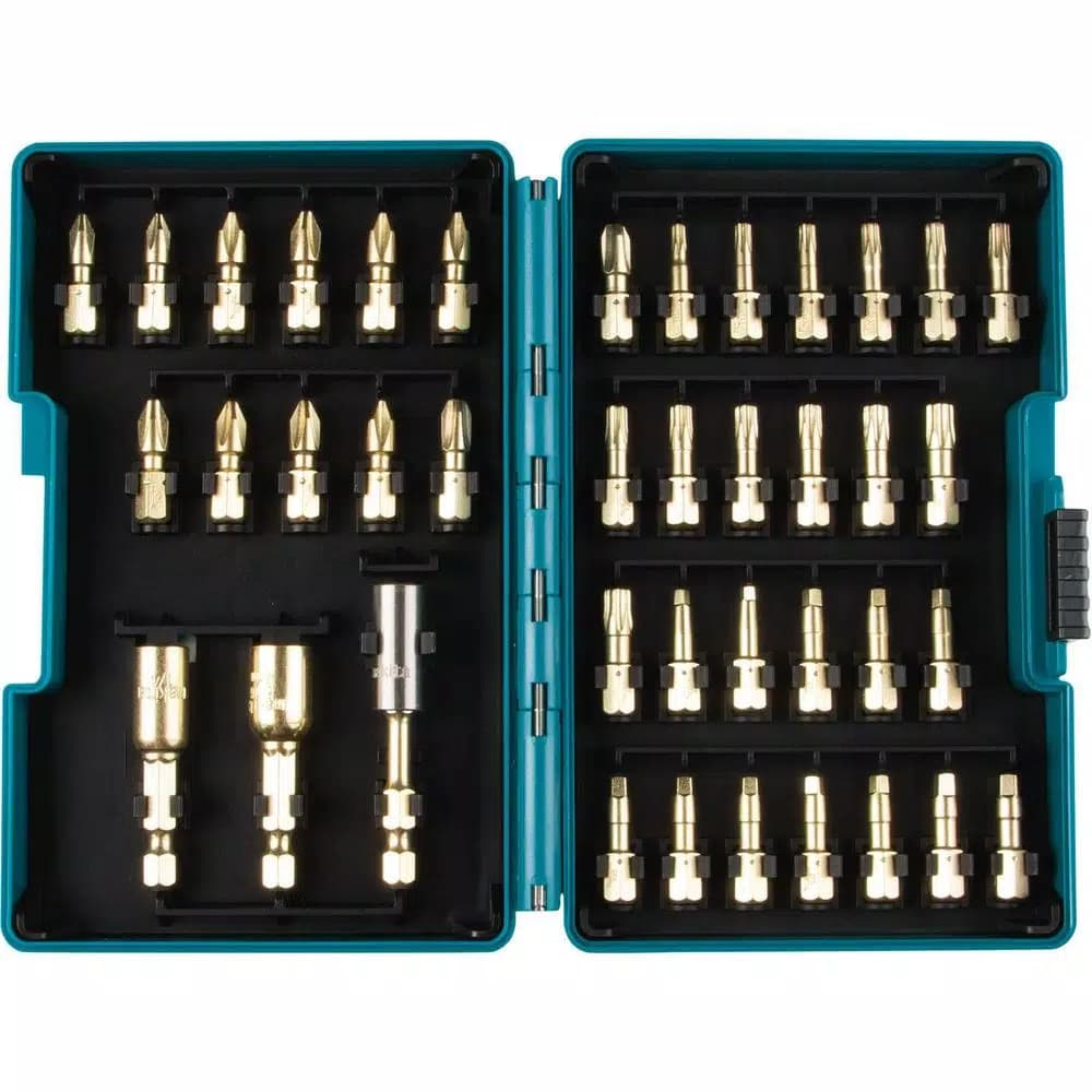 Makita Impact GOLD 40-Piece Drive Bit Set with Xtreme Torsion Technology