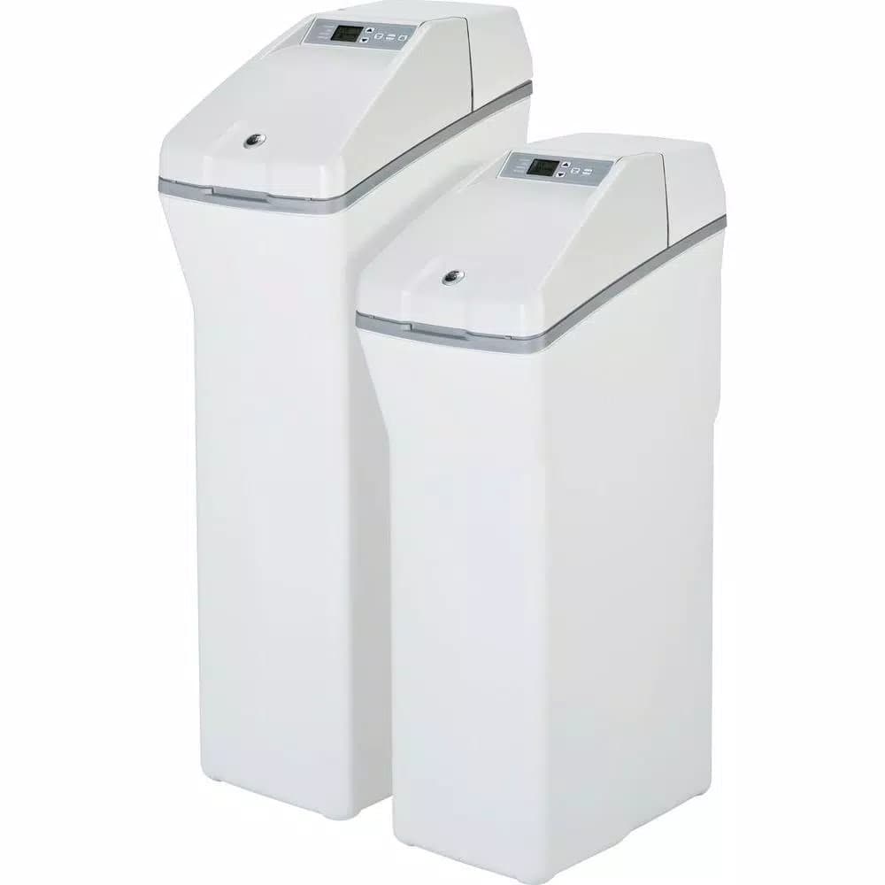 GE 30,000 Grain Water Softener System with SmartSoft Technology and Iron Removal