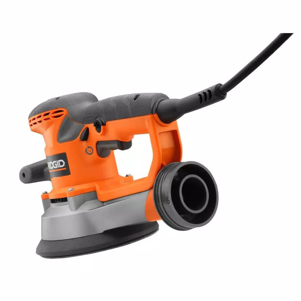 RIDGID 6 in. Variable-Speed Dual Random Orbital Sander, 4 Amp Corded